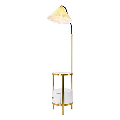 SHERAF Lofty Ambition Stehlampe für Wohnzimmer mit Schublade, Eck-Stehlampe für Nachttisch, Schlafzimmer, dekorative Stehlampe für Zuhause von SHERAF