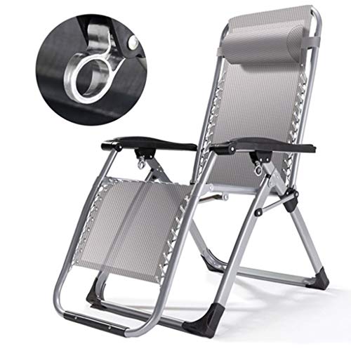 Zero Gravity Lounge Chair, s Garten-Klappstuhl Zero Gravity, bequem, verstellbare Rückenlehne für Strand, Camping, Outdoor-Stühle, Lounge Chair, bequem, Jahrestag, warm wie Immer Lofty Ambition von SHERAF