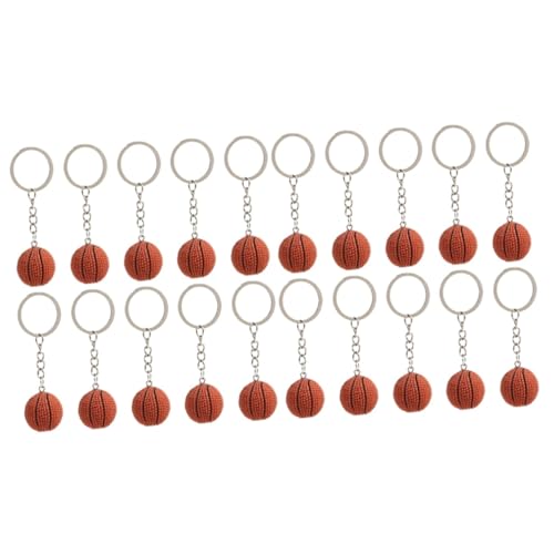 SHERCHPRY 20 Stück Schlüsselanhänger Schlüsselanhänger Dekoration Handtasche Hängende Verzierung Tasche Anhänger Heimschlüssel Organizer Stereoskopischer Schlüsselanhänger von SHERCHPRY