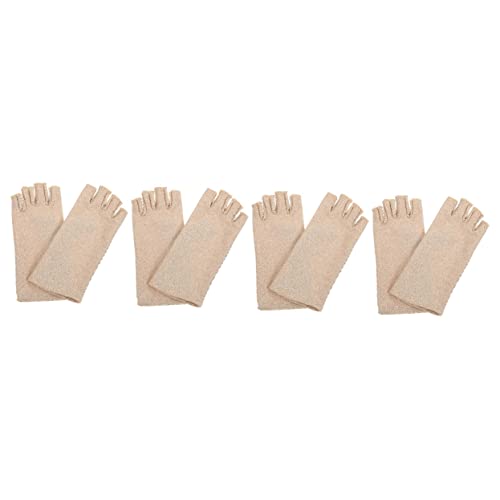 SHERCHPRY 4 Paare Sonnenschutzhandschuhe Für Den Außenbereich Anti-uv-Handschuhe Outdoor-halbfingerhandschuhe Handschuhe Zum Reiten Reithandschuhe Fitness-Handschuhe Nagelhandschuhe Stoff von SHERCHPRY