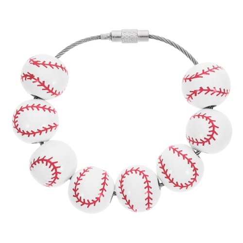 SHERCHPRY Baseball Taschenzubehör Reisetasche Baseball Schlüsselanhänger Büro Einkaufstasche Softball Schlüsselanhänger Armband Baseball Taschenanhänger Baseball Charme von SHERCHPRY