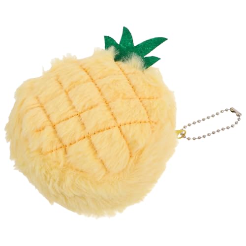 SHERCHPRY Niedliche Ananas-plüsch-geldbörse Für Kinder, Weich Und Flauschig, Schlüsselanhänger-geldbörse, Kreativer Rucksack-aufhänger Und Münzaufbewahrungstasche Für Kinder, Kleine SHERCHPRY Niedliche Ananas-plüsch-geldbörse Für Kinder, Weich Und Flauschig, Schlüsselanhänger-geldbörse, Kreativer Rucksack-aufhänger Und Münzaufbewahrungstasche Für Kinder, Kleine von SHERCHPRY