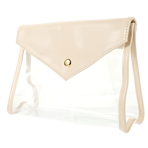 SHERCHPRY Transparente Kosmetiktasche Durchsichtiger Kulturbeutel Aus Kunststoff Große Tragetasche Mit Reißverschluss Durchsichtiger Kulturbeutel Für Damen PVC Bilden Reisen Weiß Handtasche SHERCHPRY Transparente Kosmetiktasche Durchsichtiger Kulturbeutel Aus Kunststoff Große Tragetasche Mit Reißverschluss Durchsichtiger Kulturbeutel Für Damen PVC Bilden Reisen Weiß Handtasche von SHERCHPRY