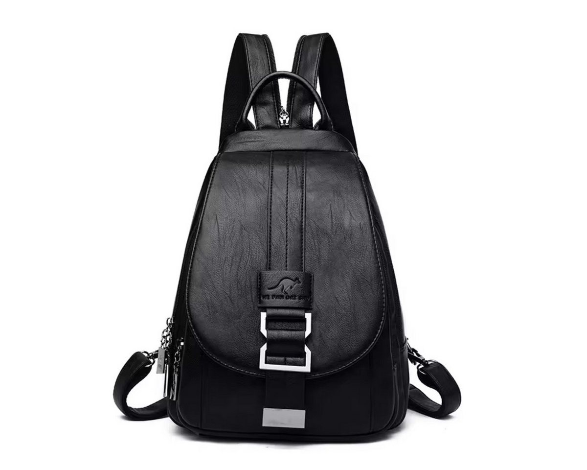 SHG Freizeitrucksack ֎ Rucksack Cityrucksack Tagesrucksack Damenrucksack (AL-727 Schwarz), Festival Freizeit Reise Sport Arbeit Schule Uni Konzerte von SHG