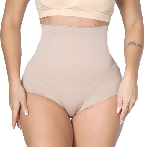 SHGDAIO Damen-Slips, Body Shaper, Bauchkontrolle, Höschen, Po-Lifter, hohe Taille, Trainer, schlankere Shapewear-Unterwäsche von SHGDAIO