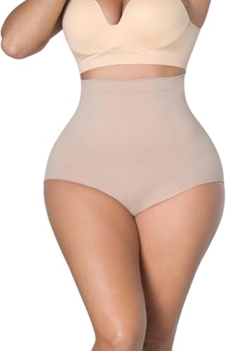 SHGDAIO Damen Slips mit hoher Taille, Shapewear, Body Shaper, Bauchkontrolle, unterdrückte, schlanke Slips von SHGDAIO