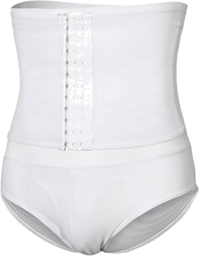 SHGDAIO Elastische Herren-Shapewear-Shorts, hoch taillierter Gürtel, Body Shaper, Oberschenkel-Schlankheitsunterhose, Hüftverstärker-Höschen, gehäkelt von SHGDAIO