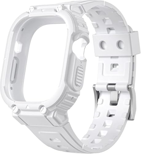 SHGDAIO Für Uhrenarmband Ultra 49 mm Armbandgehäuse Schutzhülle TPU Silikonarmband für iWatch Serie 8 7SE654 41/45/40/44 mm Band von SHGDAIO