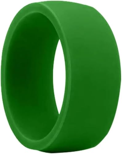 SHGDAIO Mädchen Produkte 8,7mm Silikon Ring Camouflage Grün Camo Blau Ehering Große Elastizität Männer Silikon Ring Geschenk Geschenke von SHGDAIO