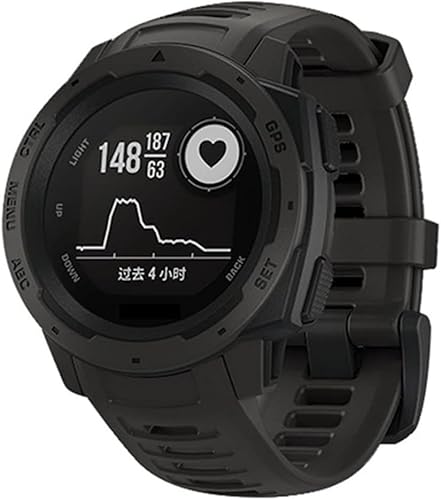 SHGDAIO Silikon-Uhrenarmbänder für Instinct Smart Watch, 22 mm, Ersatzband, Armband, Instinct/Esports/Tide/Solar von SHGDAIO