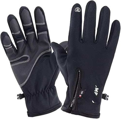 SHGDAIO wasserdichte Handschuhe Winter Warme Touchscreen-Handschuhe für Männer Radfahren Laufen Klettern Gehen Pendeln Outdoor-Sport 3 Größen von SHGDAIO