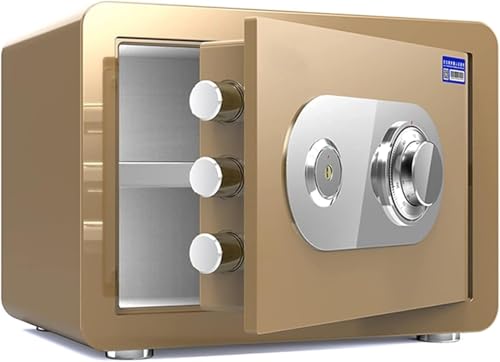 strongbox Sicherer und langlebiger feuerfester wasserdichter Safe Sicherheitssafe Digitaler Schranksafe Safes Safe mit Passwortschloss Feuerfester und diebstahlsicherer Sicherheitsschrank Kleine Aufbe von SHGDAIO