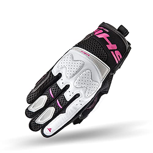 SHIMA Blaze Lady Motorradhandschuhe Damen - Belüftete, Sommer Handschuhe aus Mesh mit Knöchel und Finger Protektoren, Verstärkte Handfläche (Rosa, S) von SHIMA