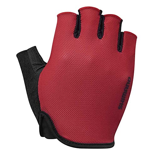 SHIMANO Unisex-Adult Atemwegshandschuhe Handschuhe, Rot, one Size SHIMANO Unisex-Adult Atemwegshandschuhe Handschuhe, Rot, one Size von SHIMANO