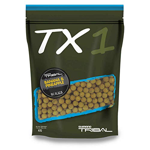SHIMANO Angeln TX1 Boilies - Banana & Pineapple 20mm 1kg SHIMANO Angeln TX1 Boilies - Banana & Pineapple 20mm 1kg von SHIMANO