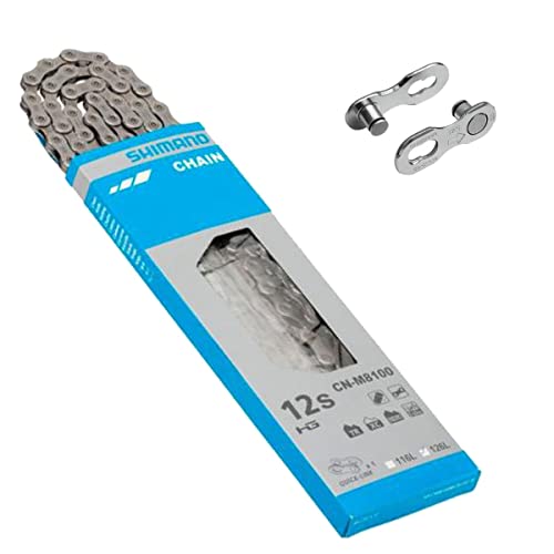 SHIMANO Unisex Cadena Xt M8100 12v 126 Es Kette, schwarz SHIMANO Unisex Cadena Xt M8100 12v 126 Es Kette, schwarz von SHIMANO