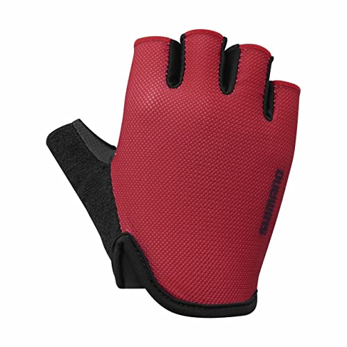SHIMANO Unisex-Adult Junior Airway Gloves Handschuhe, Rot, one Size von SHIMANO