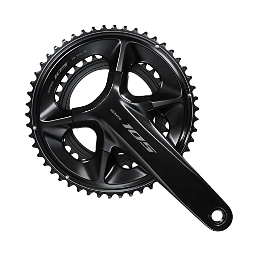 SHIMANO KRG 105 FC-R7100 Kurbelgarnitur, Schwarz, 170 50-34 12V S/C SHIMANO KRG 105 FC-R7100 Kurbelgarnitur, Schwarz, 170 50-34 12V S/C von SHIMANO