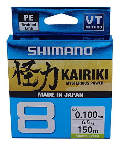 Line Kairiki 8 150 m 0,215 mm 20,8 kg M Grün Line Kairiki 8 150 m 0,215 mm 20,8 kg M Grün von SHIMANO
