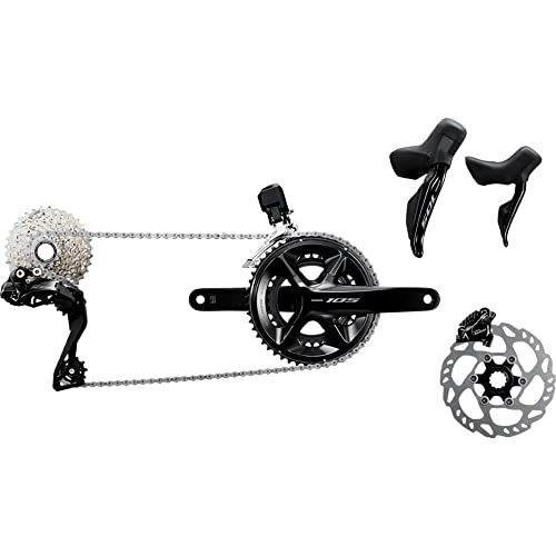 SHIMANO Komplette Gruppe 105 R7100 Di2 50/34D 172,5 mm - 12 V SHIMANO Komplette Gruppe 105 R7100 Di2 50/34D 172,5 mm - 12 V von SHIMANO