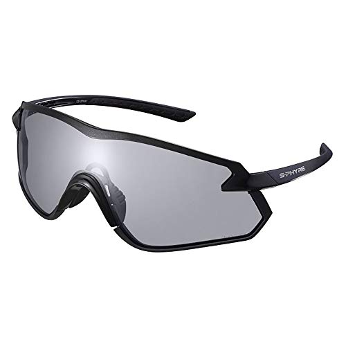 SHIMANO S-PHYRE X Brille, Metallic Black, Photochrome Dark Grey Lens, One Size, SEW01911 von SHIMANO