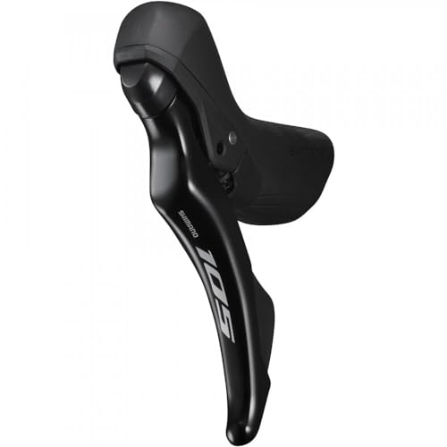 SHIMANO Unisex-Adult Comando Cambio Doppio 105 ST-R7120 12V Destro Freno, Nero, Unica von SHIMANO