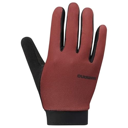 SHIMANO Unisex-Adult Explorer ff Handschuhe, Rot, one Size von SHIMANO