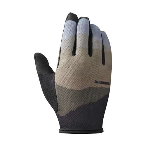 SHIMANO Unisex-Adult Trailhandschuhe Handschuhe, Braun, one Size von SHIMANO