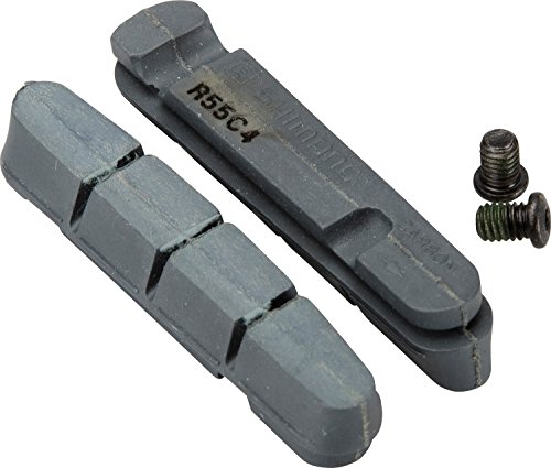 SHIMANO Unisex – Erwachsene Bremsbelag R55C4 für Cartridge Bremsschuh 50 Paar Für Carbonfelge, schwarz SHIMANO Unisex – Erwachsene Bremsbelag R55C4 für Cartridge Bremsschuh 50 Paar Für Carbonfelge, schwarz von SHIMANO