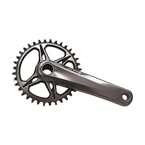 SHIMANO Unisex – Erwachsene Fcm91201 Kurbel & -garnituren, Schwarz/Anthrazit, 170mm von SHIMANO