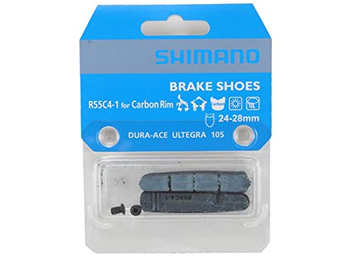 Shimano Unisex – Erwachsene R55C4 Cartridge Bremsgummi, Grau, Einheitsgröße von SHIMANO