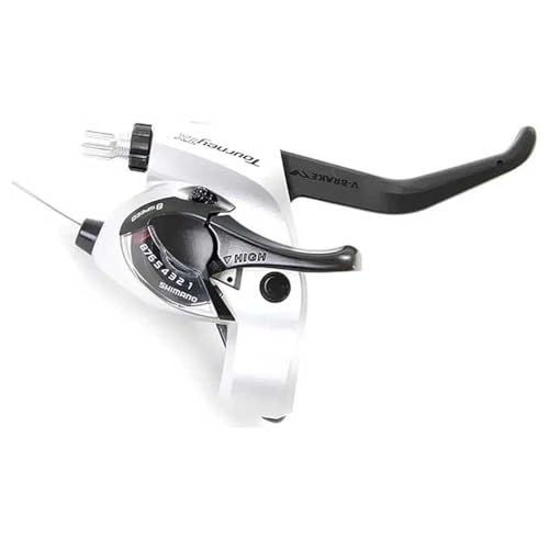 Shimano Unisex – Erwachsene Tourney TX Schalt-/Bremshebel, Silber, Einheitsgröße Shimano Unisex – Erwachsene Tourney TX Schalt-/Bremshebel, Silber, Einheitsgröße von SHIMANO