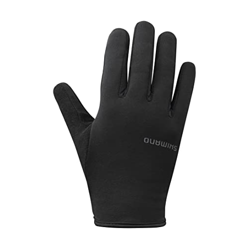 SHIMANO Unisex Leichte Thermo-Handschuhe, schwarz, Größe S von SHIMANO