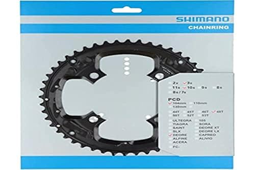 SHIMANO Unisex-Adult 48d Daore Dish Fahrradgerichte, Mehrfarbig, one Size von SHIMANO