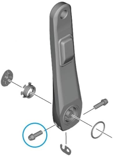 SHIMANO Y1gs22100 FC-R8100 Klemmschraube mit Unterlegscheibe, M6 x 19 mm, Silber, Einheitsgröße SHIMANO Y1gs22100 FC-R8100 Klemmschraube mit Unterlegscheibe, M6 x 19 mm, Silber, Einheitsgröße von SHIMANO