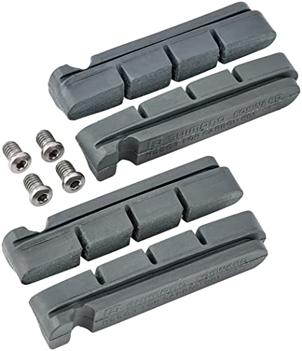 Shimano Bremsbelag R55C3 für Cartridge Bremsschuh, grau, 2 Paar, Y-8FN98142 Shimano Bremsbelag R55C3 für Cartridge Bremsschuh, grau, 2 Paar, Y-8FN98142 von SHIMANO