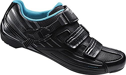 Shimano Damen Fahrradschuhe Rennradschuhe SH-RP3L GR. 40 SPD-SL Klett-/Ratschenv., Damen Radsportschuhe - Rennrad, Schwarz (Black), 40 EU von SHIMANO