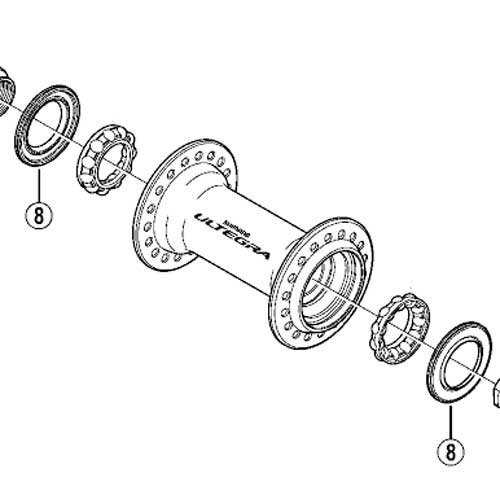 Shimano Ersatzteile, Unisex, Einheitsgröße, Y28M07000 von SHIMANO