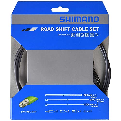 Shimano OPTISLICK Schaltzug-Set Road grau 2016 Schaltzug/-hülle Shimano OPTISLICK Schaltzug-Set Road grau 2016 Schaltzug/-hülle von SHIMANO