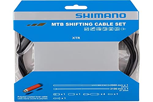 Shimano Unisex-Adult Kit Cables de Cambio Fahrradkabel, Mehrfarbig, One Size von SHIMANO