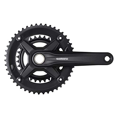 Shimano Unisex – Erwachsene Altus Kettenradgarnitur, Schwarz, Einheitsgröße von SHIMANO