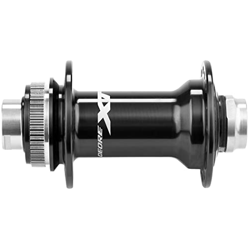 Shimano Unisex – Erwachsene Deore XT Vorderradnabe, Schwarz, 28 Loch von SHIMANO