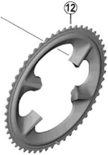 Shimano Unisex – Erwachsene Dura Ace FC-9200 Kettenblatt, Schwarz, 54 zähne Shimano Unisex – Erwachsene Dura Ace FC-9200 Kettenblatt, Schwarz, 54 zähne von SHIMANO