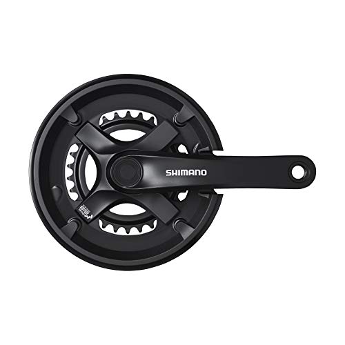 Shimano Unisex – Erwachsene TY501 Kettenradgarnitur, Schwarz, 170mm von SHIMANO