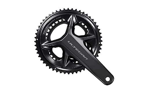 Shimano Unisex – Erwachsene Ultegra FC-R8100 Kurbelgarnitur, Schwarz, 170 mm von SHIMANO