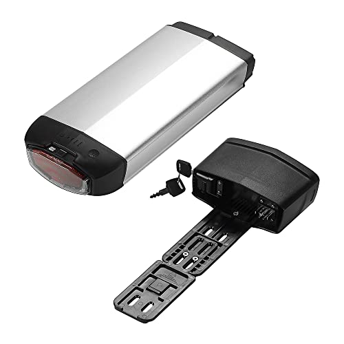 SHIMOST E-Bike Batterie 36V 13Ah Li-ion Akku Gepäckträgerbatterie mit Ladegerät, Passend für 26"/27,5"/28" V-Brake 250W/350W/500W/800W Elektrofahrrad (36V 13Ah Batterie ohne Gepäckträger) SHIMOST E-Bike Batterie 36V 13Ah Li-ion Akku Gepäckträgerbatterie mit Ladegerät, Passend für 26"/27,5"/28" V-Brake 250W/350W/500W/800W Elektrofahrrad (36V 13Ah Batterie ohne Gepäckträger) von SHIMOST