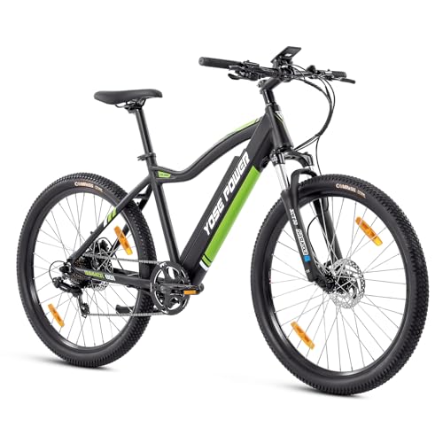 SHIMOST E-Bike Mountainbike, 27,5 Zoll MTB Elektrofahrrad für Damen und Herren Heckmotor 42N.m 480Wh Li-ion Batterie bis zu 100Km, 7 Gang Drehmomentsensor von SHIMOST