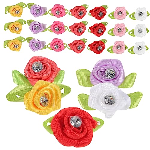 SHINEOFI 3 Sätze DIY Dekorative Blumen Anhänger Für Die Schmuckherstellung Tafelaufsätze Nelken Künstliche Blumen Verzierungen Künstliche Rosen Filzstoff 70 Stück * 3 von SHINEOFI