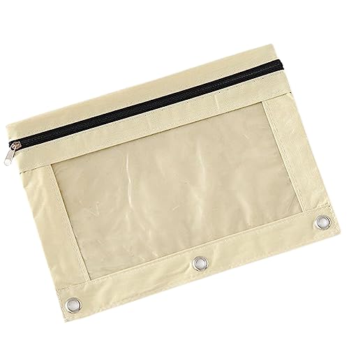 SHINROAD Bleistiftkoffer speichert hilfreiche Dokumentpapierspeicherbeutel Beige von SHINROAD