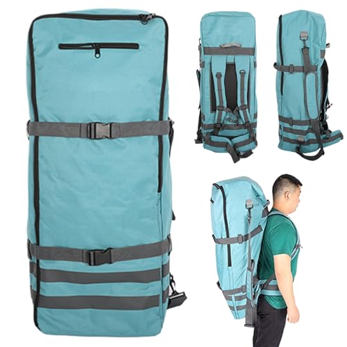 Paddle Board Rucksack Paddle Board Bag 84L Paddle Board Rucksack Umhängetasche Tragbarer Kajak -Paddel -Beutel mit Reißverschluss Taillengürtel Atmungsaktives Rücken -Surfboard -Surfbretttasche für W von SHITOOMFE